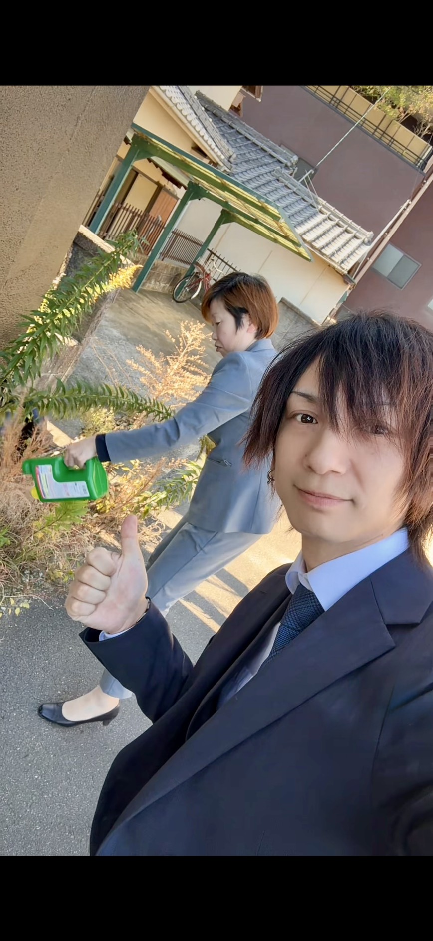 🌿朝のミッション完了♡ 雑草退治で心も軽くなったよ